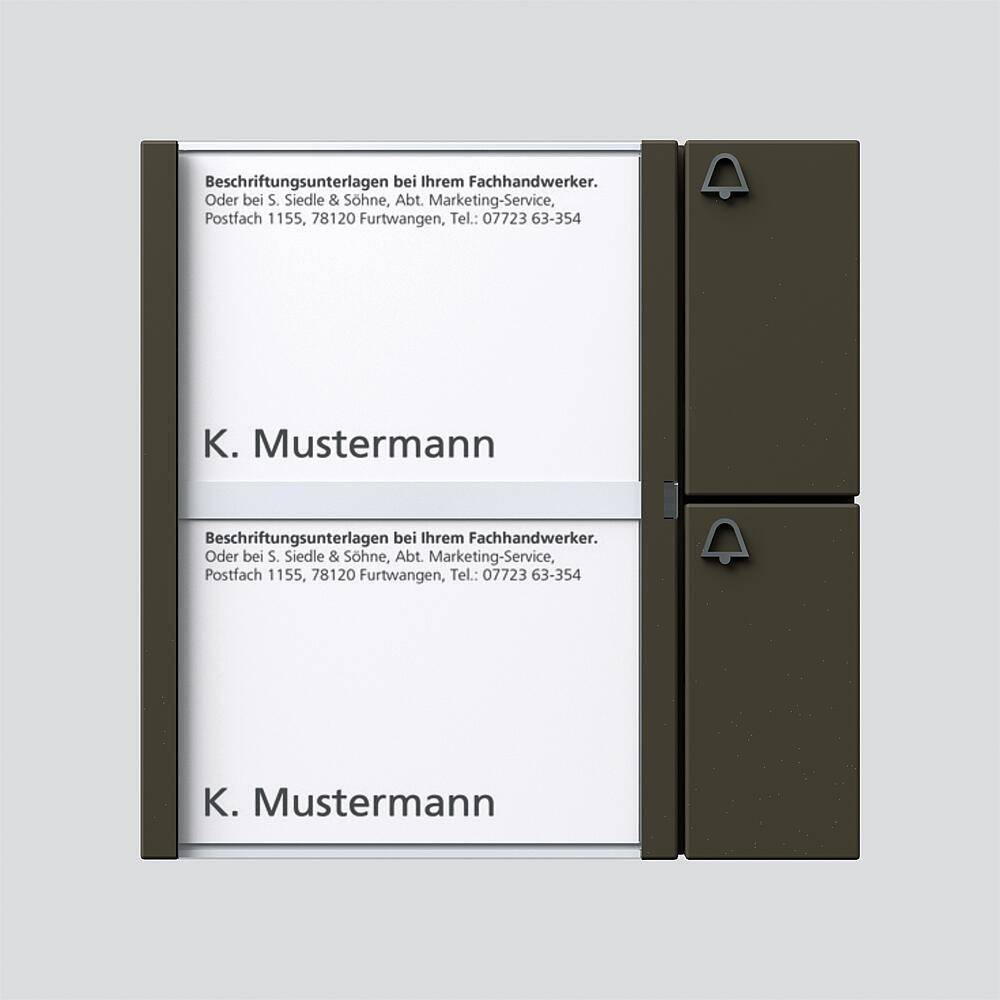 Siedle&Söhne Tasten-Modul TM 612-2 GM