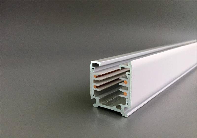 DOTLUX 3 Phasen-Stromschiene, 2 m, weiss matt