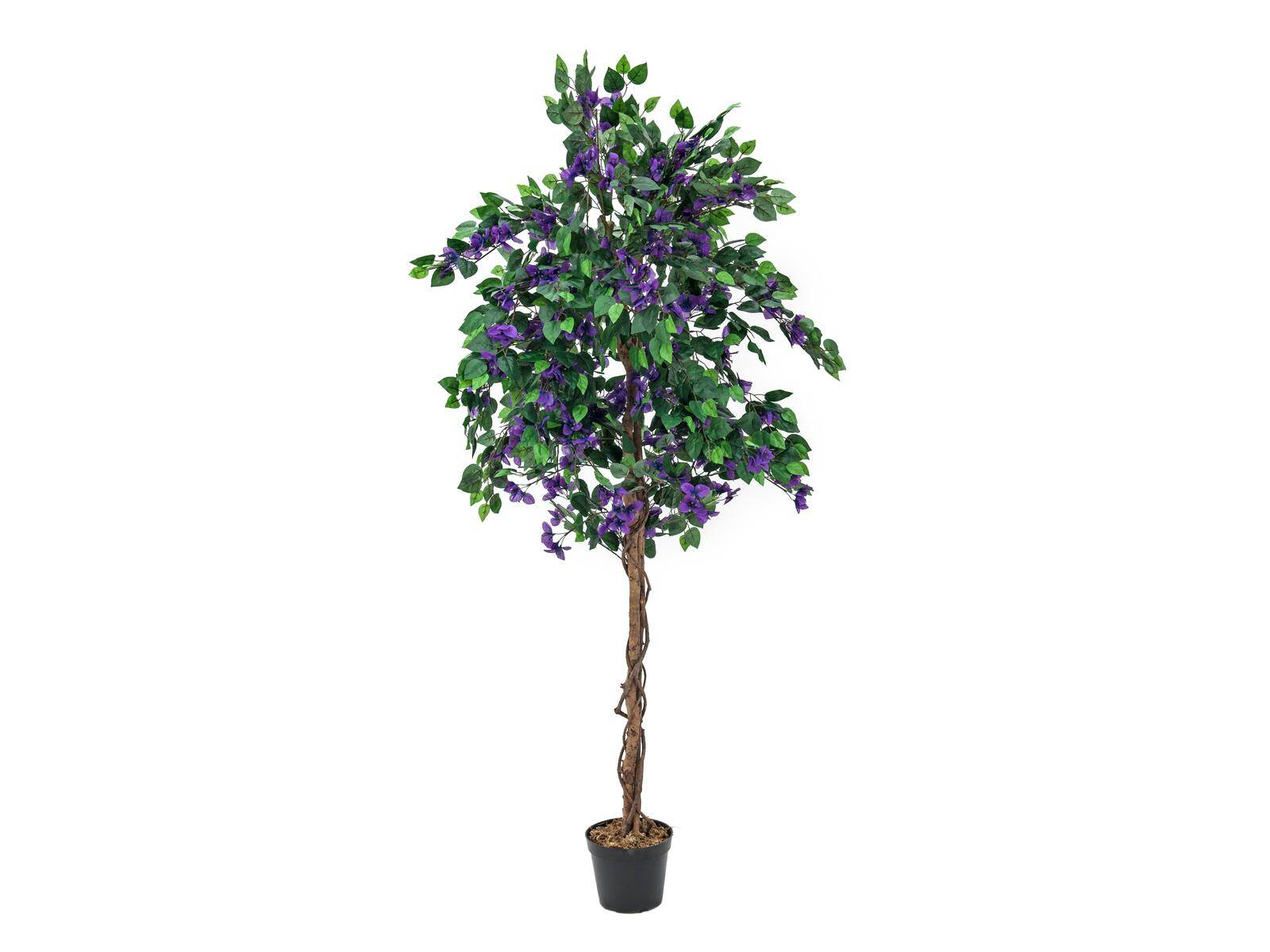 EUROPALMS Bougainvillea, lavendel, Kunstpflanze, 180cm