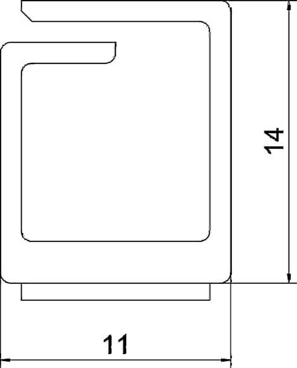 Rehau VF Verdrahtungskanal VF 10KB rws