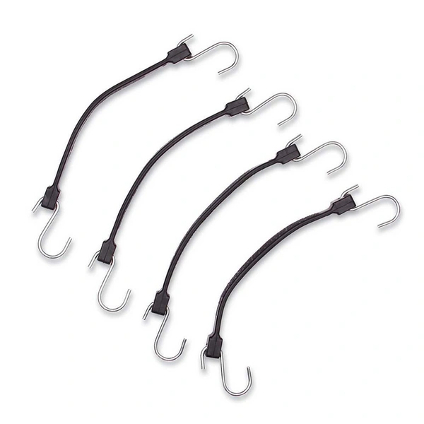 Gummi-Befestigungsriemen - EPDM - Stahlhaken - Länge 36 cm - VE 4 Stück - Preis per VE Gummi-Befestigungsriemen - EPDM - Stahlhaken - Länge 36 cm - VE 4 Stück - Preis per VE
