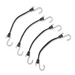 Gummi-Befestigungsriemen - EPDM - Stahlhaken - Länge 36 cm - VE 4 Stück - Preis per VE Gummi-Befestigungsriemen - EPDM - Stahlhaken - Länge 36 cm - VE 4 Stück - Preis per VE
