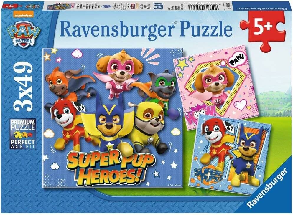 RAVENSBURGER Puzzle Paw Patrol 3x49 Teile
