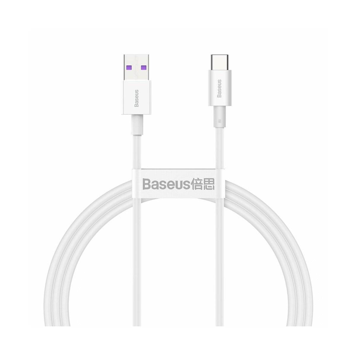 Baseus Superior Kabel USB - USB Typ C 6A 66W 1m weiß (CATYS-02)