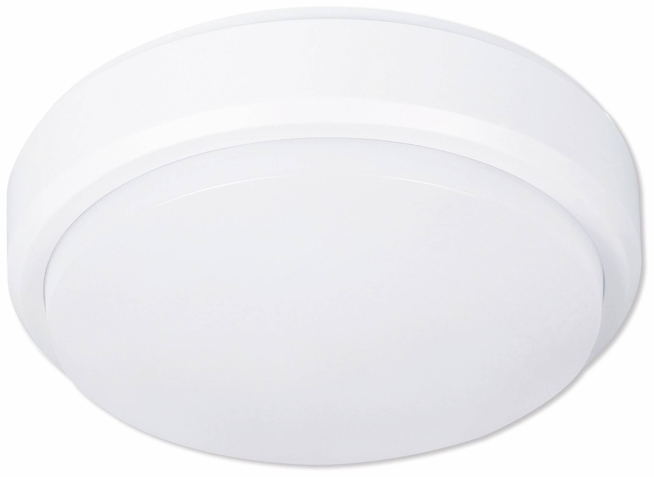 MÜLLER-LICHT LED-Wand- und Deckenleuchte 20300538, 8W, 650 lm, 4000K, IP54, Bewegungsmelder, rund