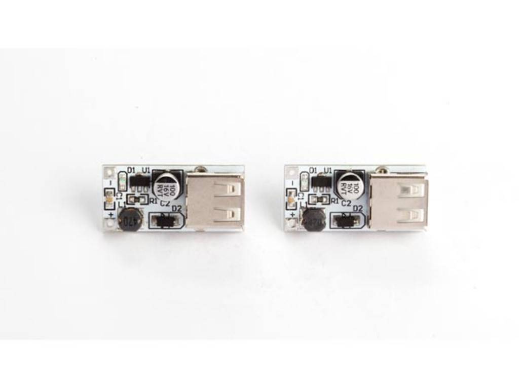 DC-DC BOOST-MODUL / (2.5 V-5 V) 600 mA - USB 5 V (2-tlg.)