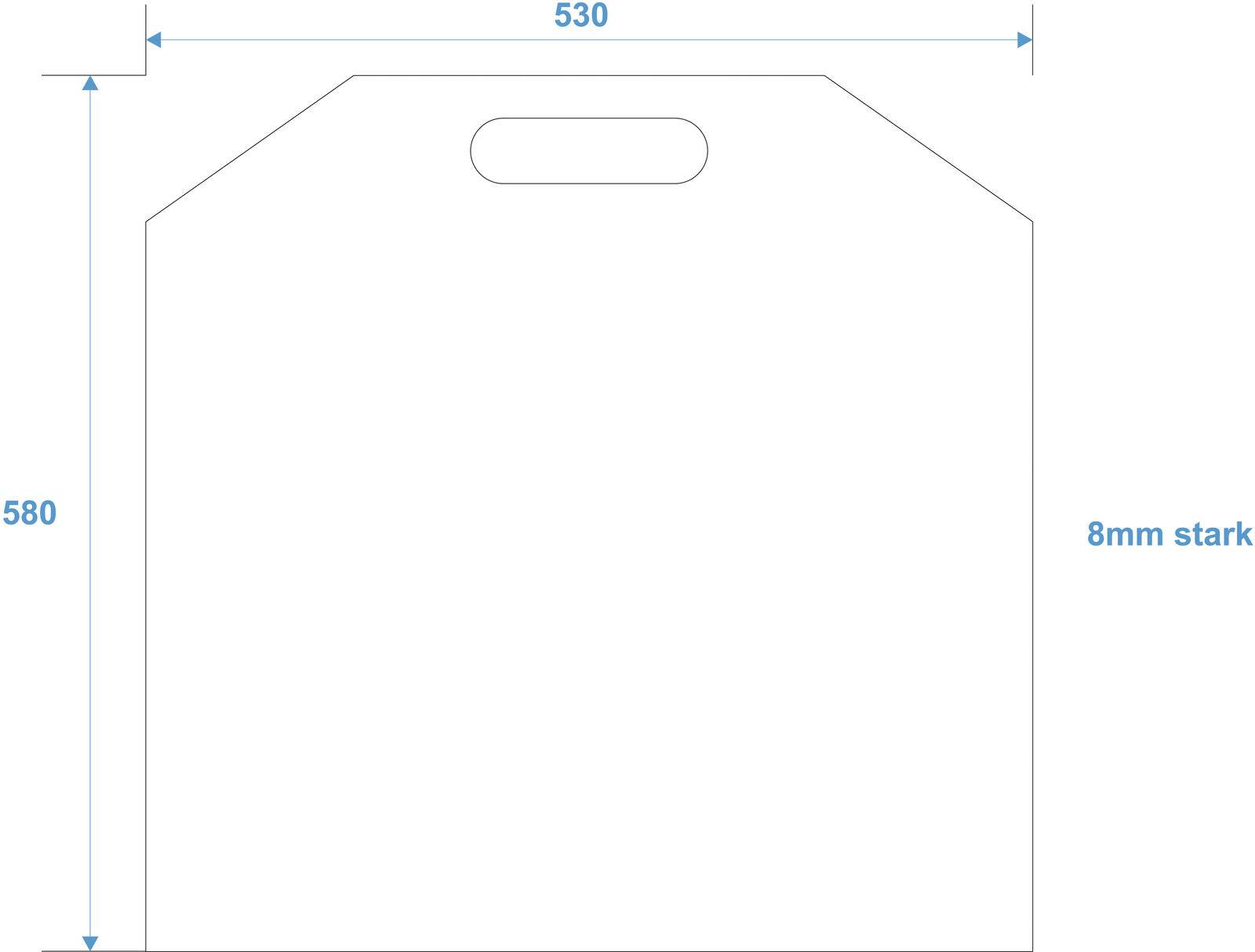 ROADINGER Trennwand (groß) für Universal-Tour-Case