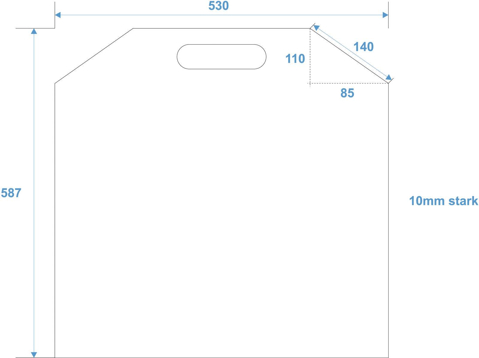 ROADINGER Trennwand (groß) für Universal-Tour-Case