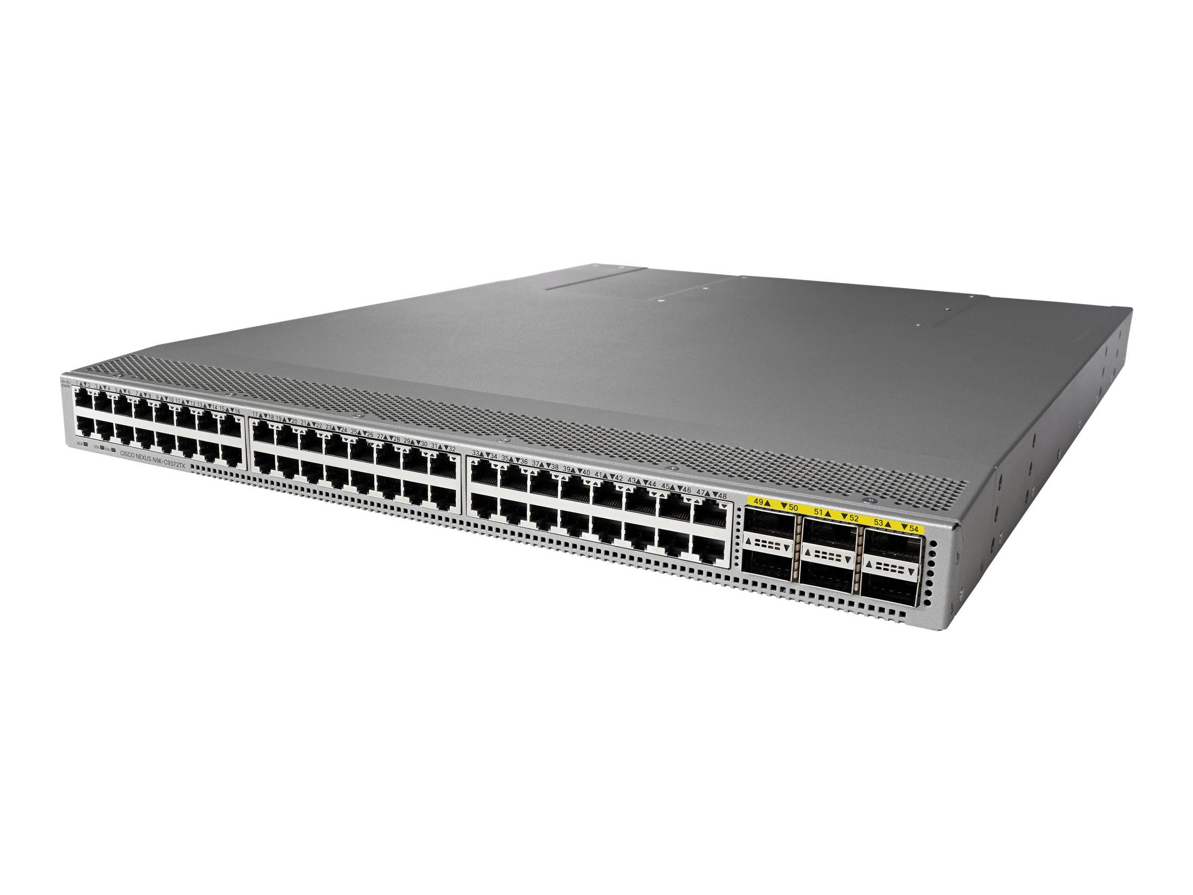 Cisco Nexus 9372TX - Switch - L3 - managed - 48 x 10GBase-T + 6 x 40 Gigabit QSFP+ (Uplink)