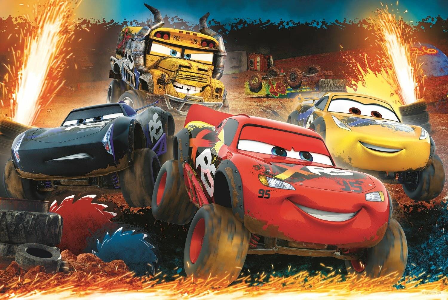 TREFL Puzzle Cars 3: Extreme Race 100 Teile
