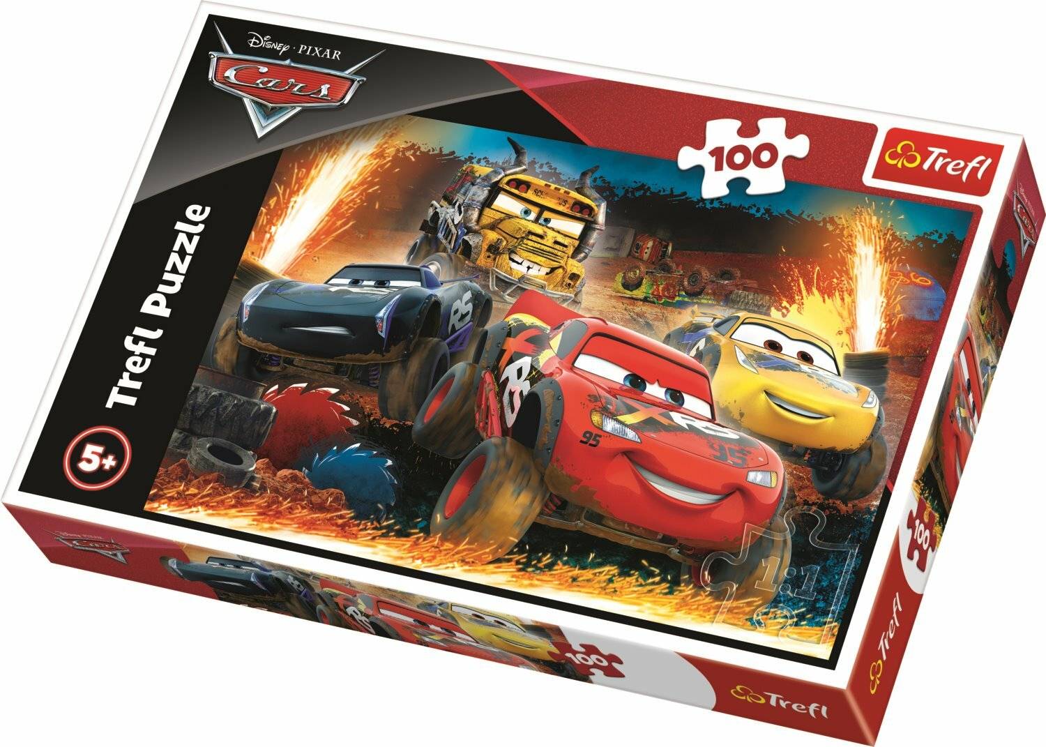 TREFL Puzzle Cars 3: Extreme Race 100 Teile