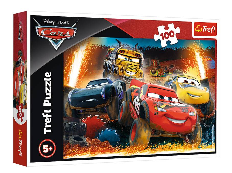TREFL Puzzle Cars 3: Extreme Race 100 Teile