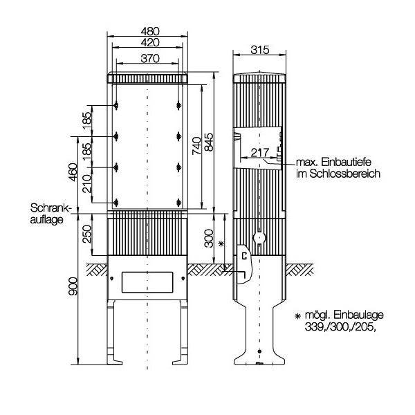 ABN Kabelverteilerschrank SL084VT