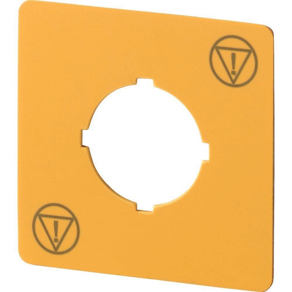 Eaton Schild Not-Halt gelb M22-XYK-ESS