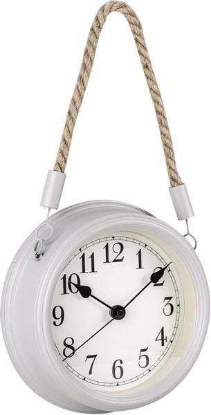 Techno Line WT 7130 Quarz Wanduhr 22cm x 6.8cm Grau