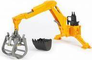 Bruder 02338 Heckbagger mit Greifer