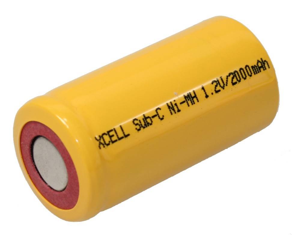 Hückmann Akku Ni-MH 1,2V Sub-C X2000SCR