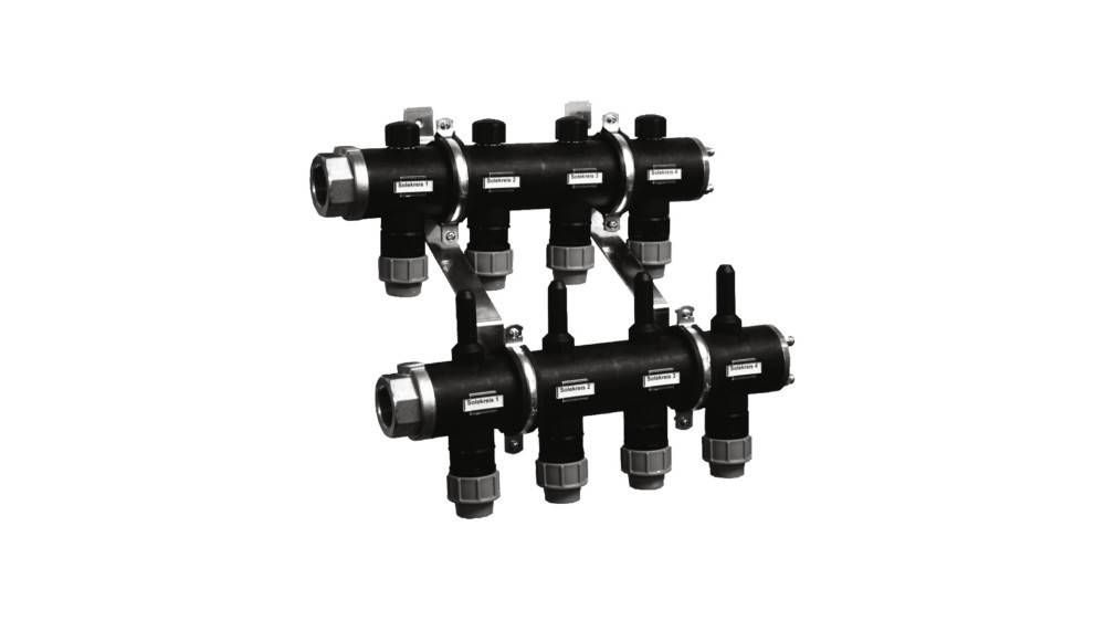 Stiebel Eltron Vor- und Rücklaufverteiler WPSV 40-6
