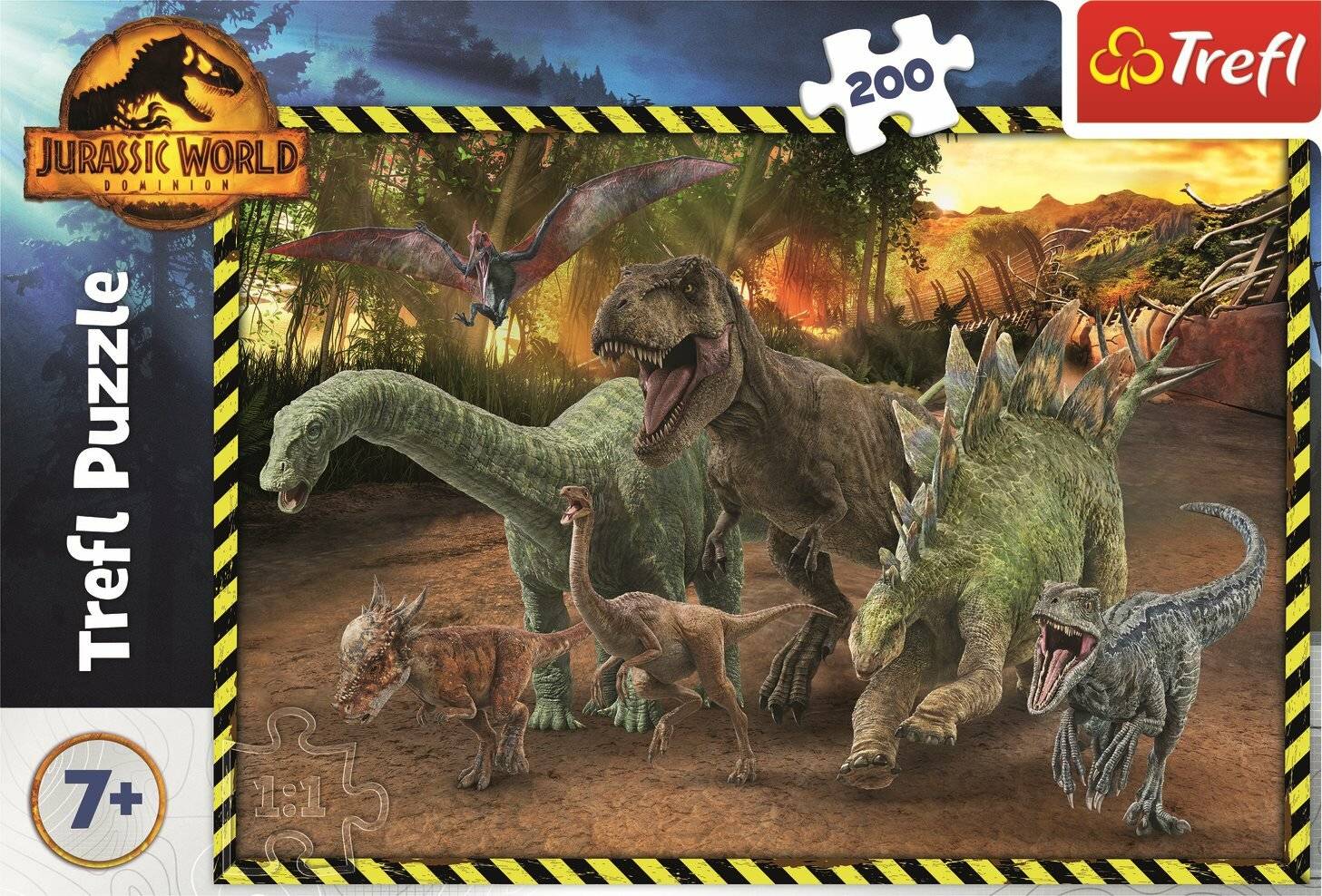 TREFL Puzzle Jurassic World: Herrschaft 200 Teile