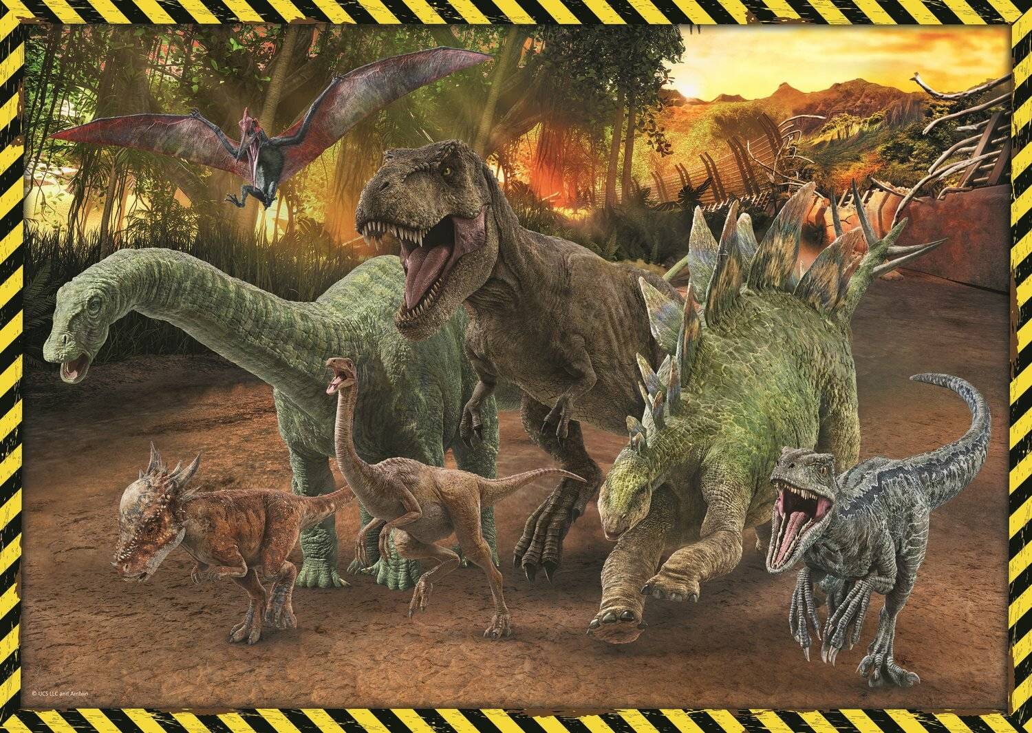 TREFL Puzzle Jurassic World: Herrschaft 200 Teile
