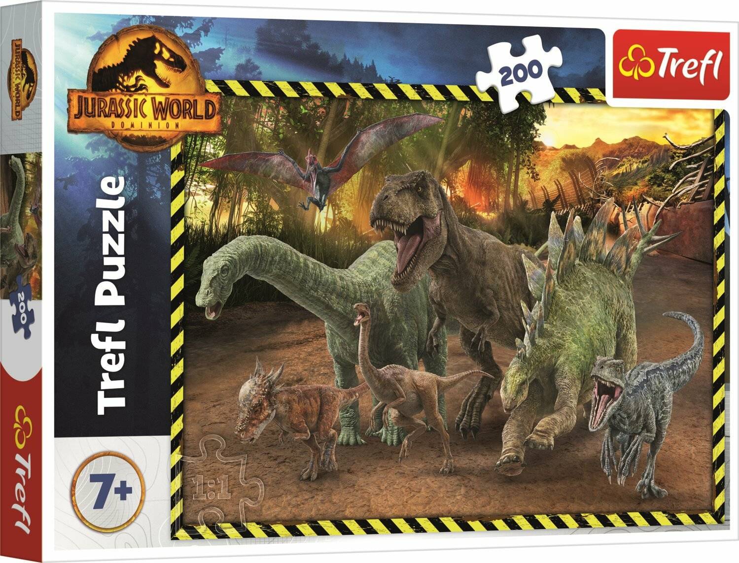 TREFL Puzzle Jurassic World: Herrschaft 200 Teile