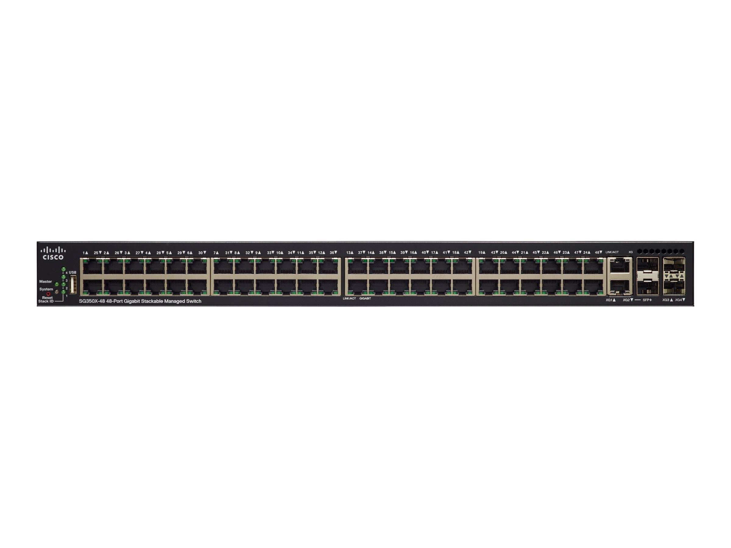 Cisco Small Business SG350X-48MP - Switch - managed - 48 x 10/100/1000 (PoE+)