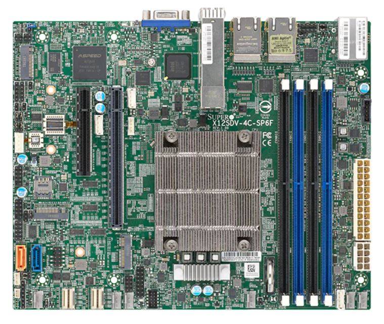 Supermicro IoT SuperServer 510D-4C-FN6P - Barebone - Xeon D - DDR4 - USB 2.0 - U