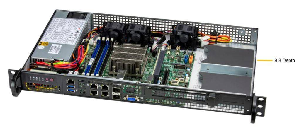Supermicro IoT SuperServer 510D-4C-FN6P - Barebone - Xeon D - DDR4 - USB 2.0 - U