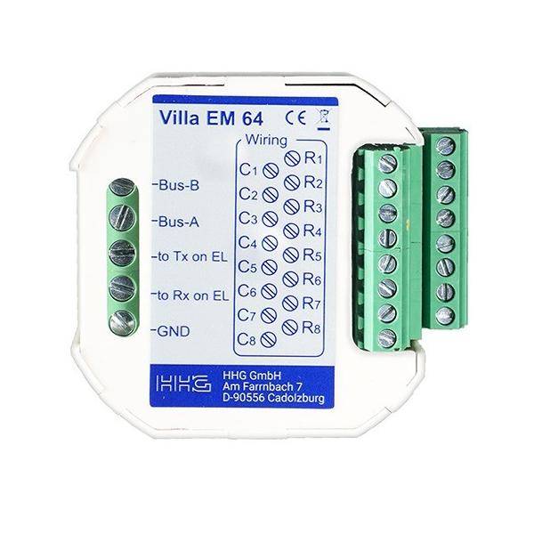 Elektroinstallationsmodul mit der Bezeichnung „Villa EM 64