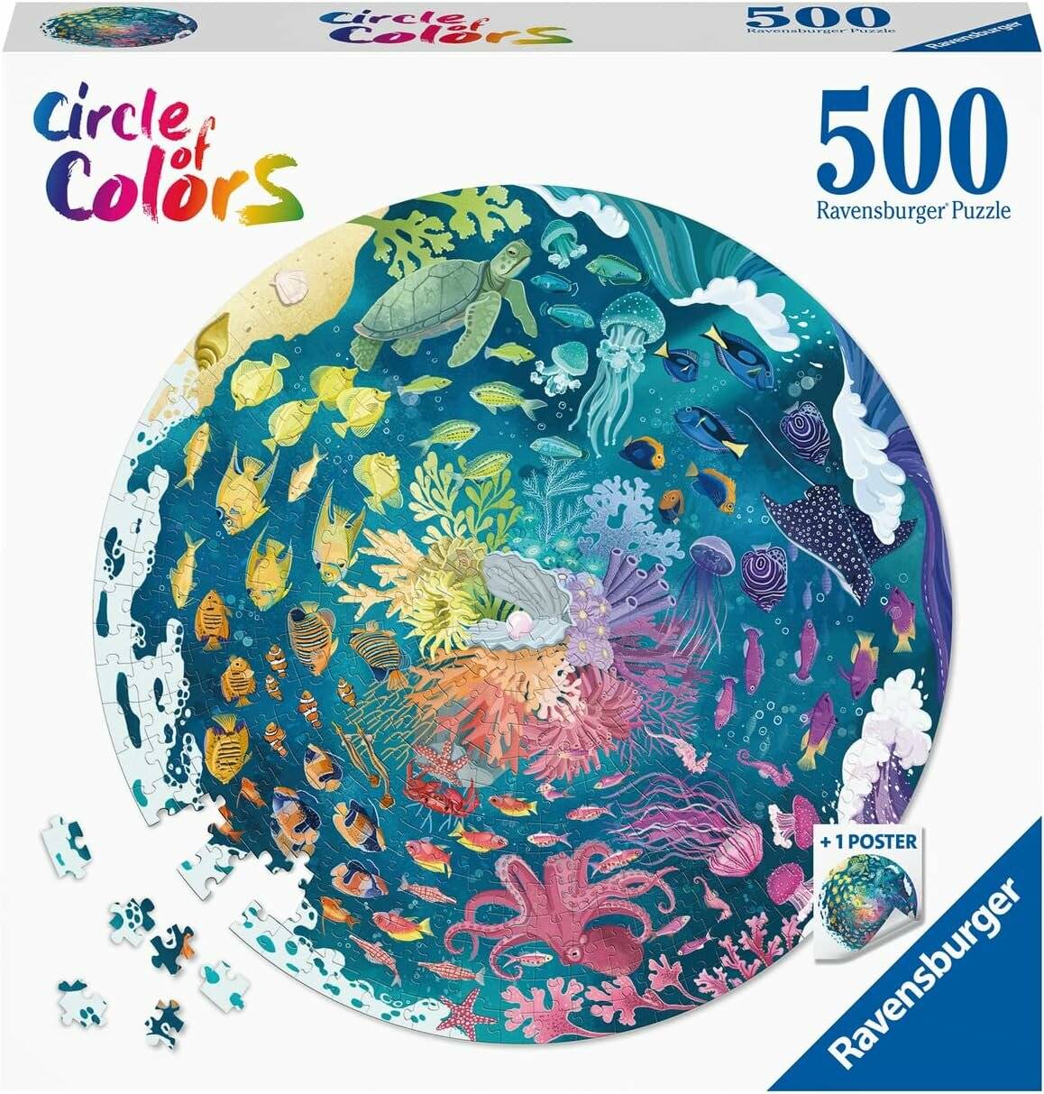 Kreis der Farben Puzzles - Ozean, 500Stück.