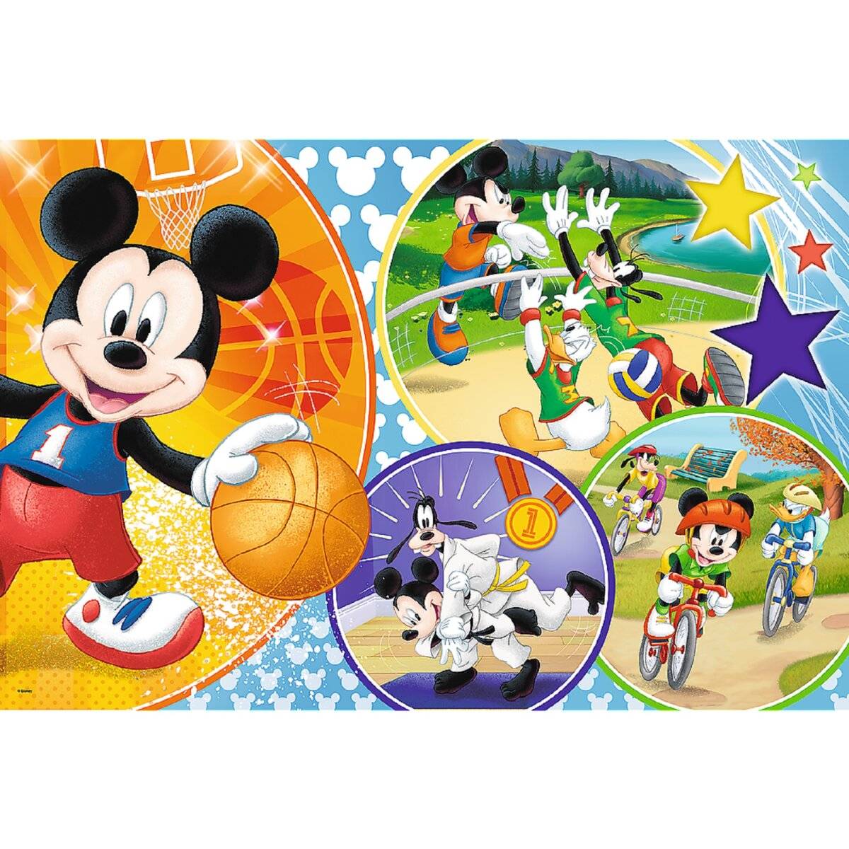 Disney Mickey Muas Puzzle Time for Playing Sports 24 Maxi Teile Kinderpuzzle