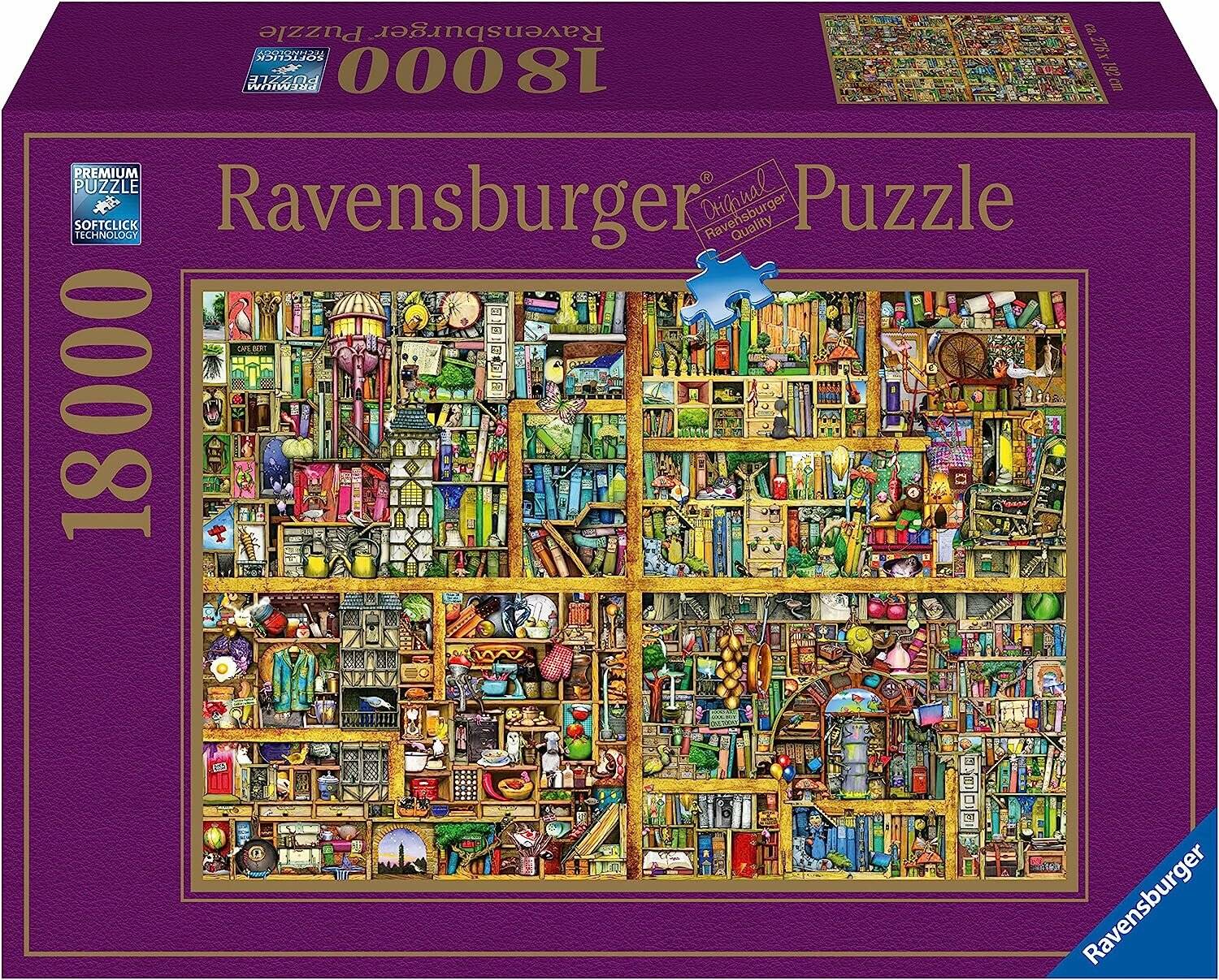 RAVENSBURGER Magische Bibliothek Puzzle 18000 Teile
