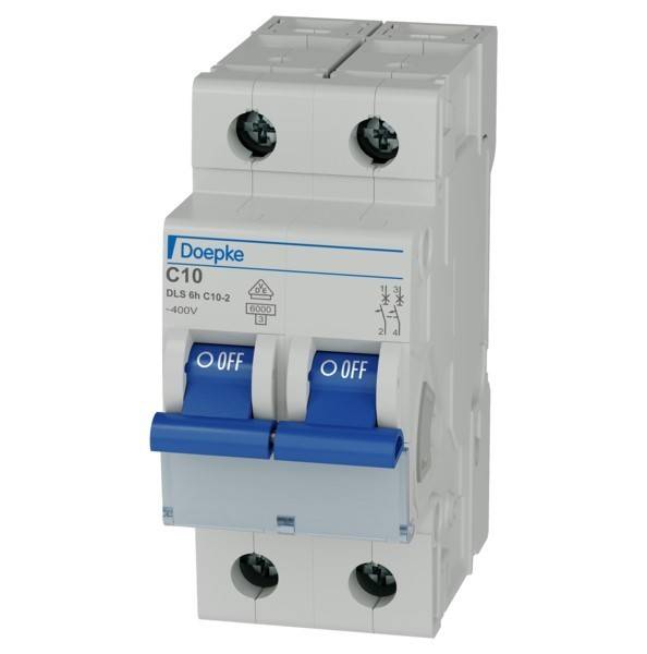 Doepke Leitungsschutzschalter DLS 6H C10-2 6KA