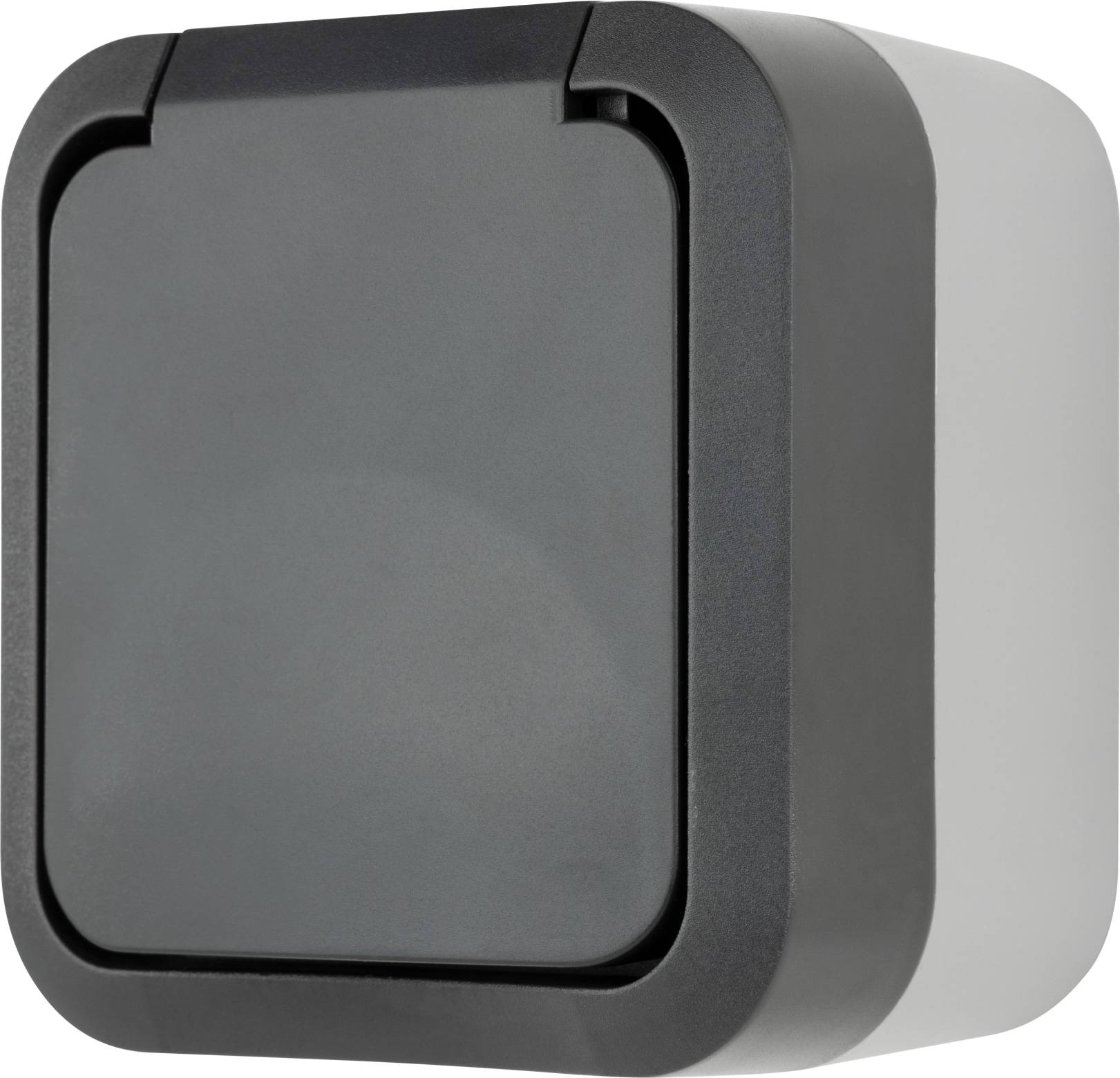 REV Feuchtraum-Steckdose AquaStorm, AP, grau