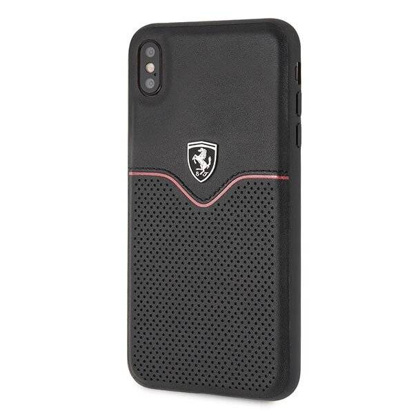 Ferrari Hardcase FEOVEHCI65BK iPhone Xs Max schwarz/schwarz Off Track Victory