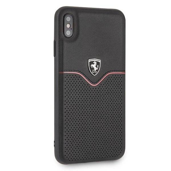 Ferrari Hardcase FEOVEHCI65BK iPhone Xs Max schwarz/schwarz Off Track Victory