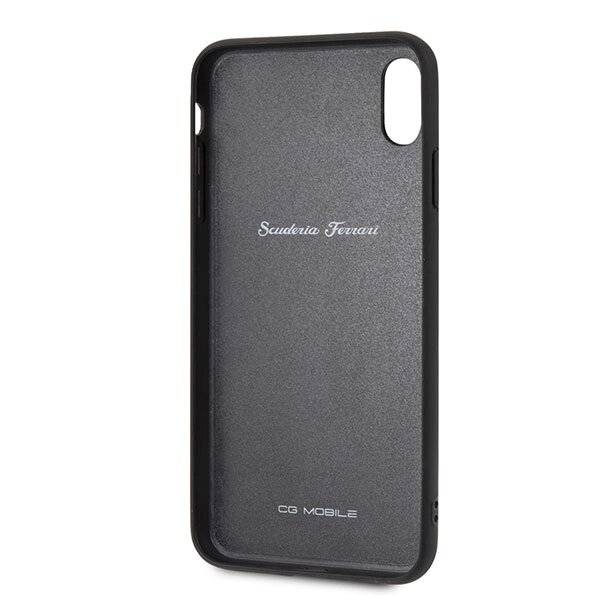Ferrari Hardcase FEOVEHCI65BK iPhone Xs Max schwarz/schwarz Off Track Victory