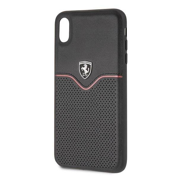 Ferrari Hardcase FEOVEHCI65BK iPhone Xs Max schwarz/schwarz Off Track Victory