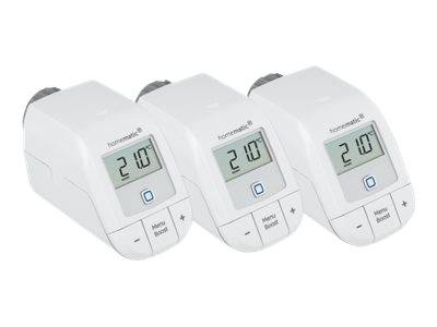 EQ-3 AG - Homematic IP HmIP-SK17 - Heizkörperthermostat - kabellos - 868 - 868.6 MHz, 869.4 - 869.65 MHz (Packung mit 3)
