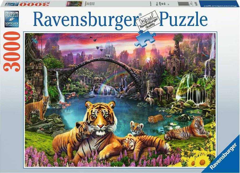 RAVENSBURGER Puzzle Tiger im Paradies 3000 Teile