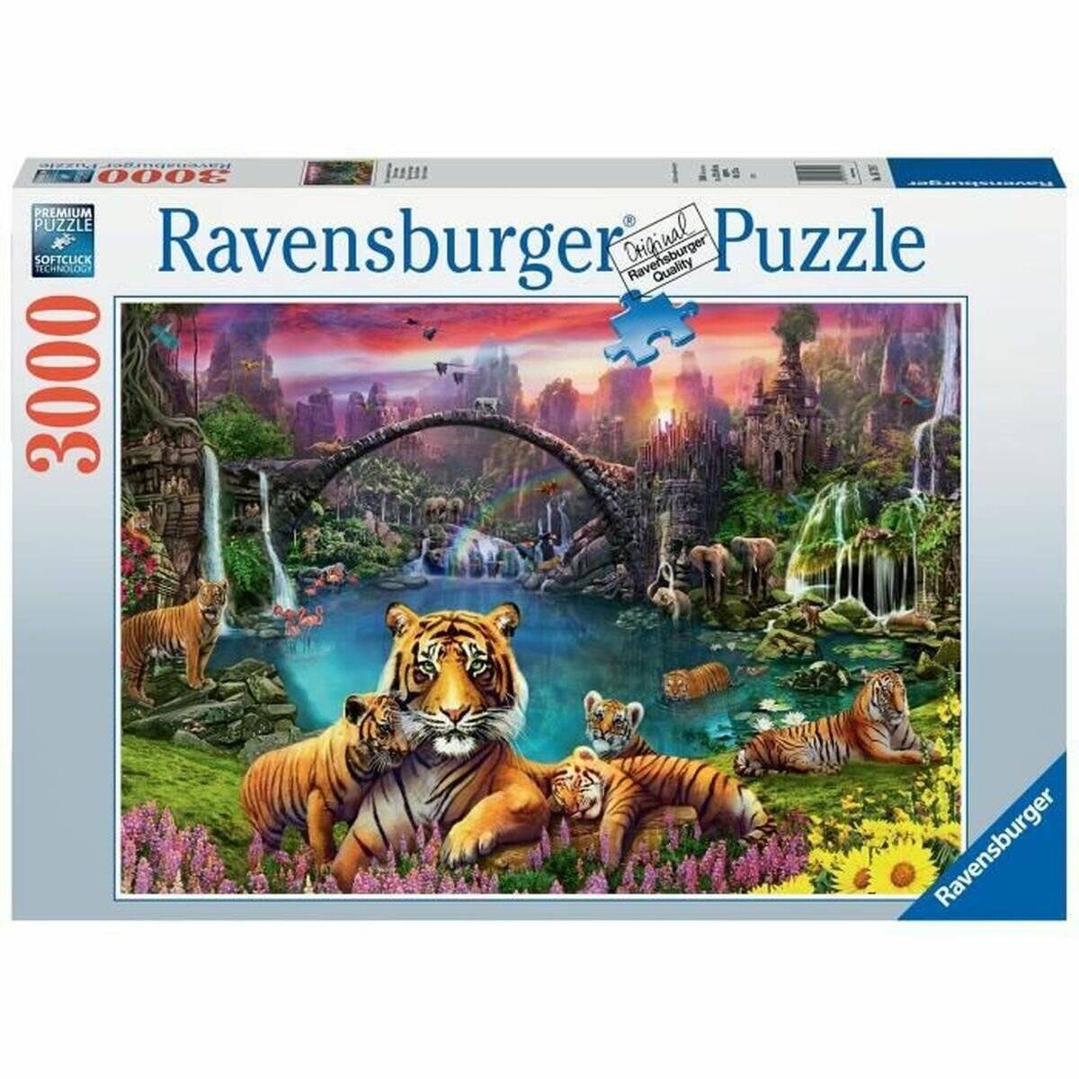 RAVENSBURGER Puzzle Tiger im Paradies 3000 Teile