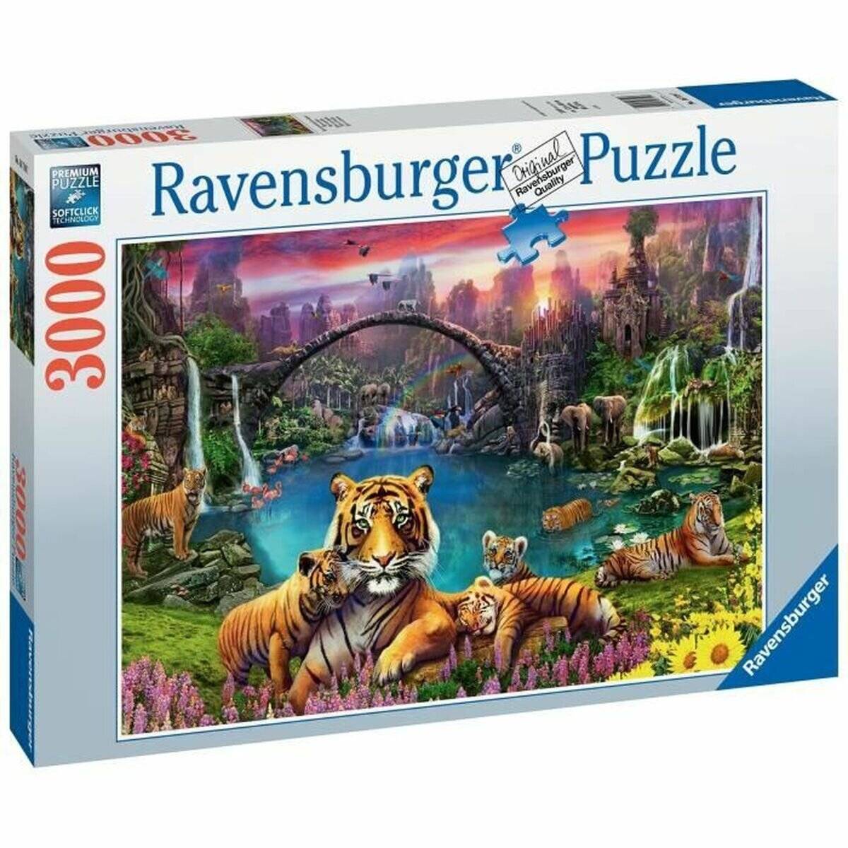 RAVENSBURGER Puzzle Tiger im Paradies 3000 Teile