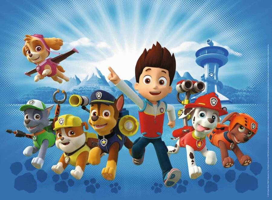 PAW Patrol Puzzle - Die PAW Patrol Truppe, 100tlg. XXL