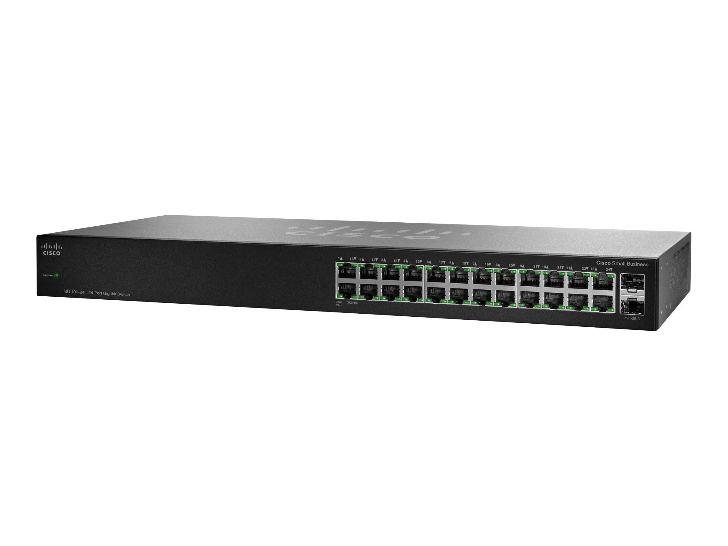 Cisco Small Business SG 100-24 - Switch - unmanaged