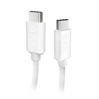 SBS TECABLETISSUETCCG USB-C – USB-C-Kabel 1,5 m 60 W geflochten grau