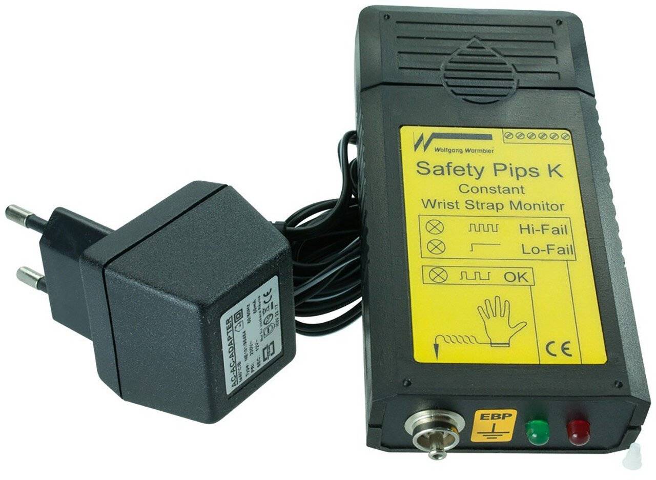 ESD Prüfgerät Safety-Pips K mit Meldekontakt