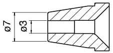 Entlötdüse Ø 3.0 mm, N60-07