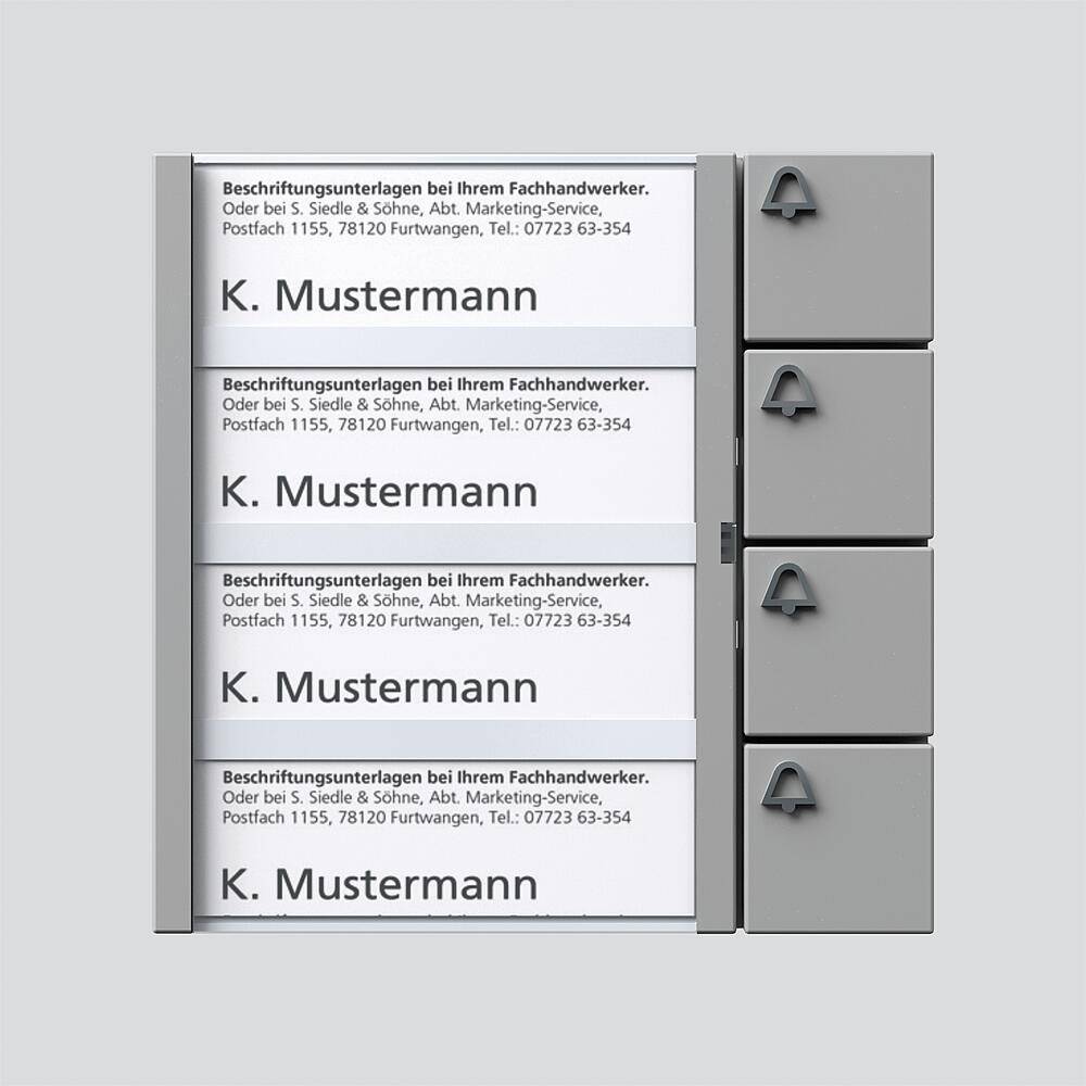 Siedle&Söhne Tasten-Modul TM 612-4 TM