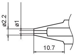 Entlötdüse Ø 1.0 mm, N3-10