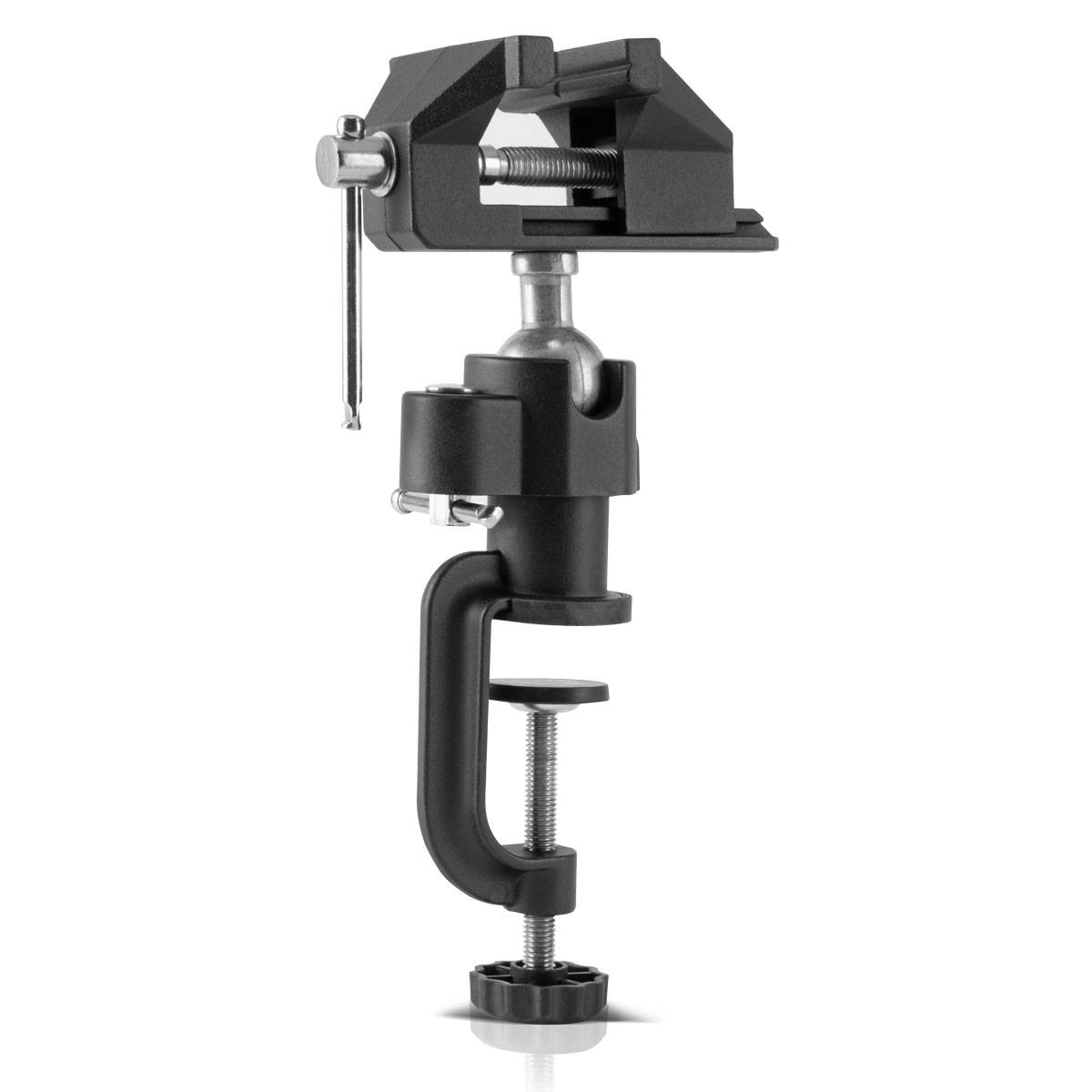 STAHLWERK Tischschraubstock TS-50 ST mit Kugelgelenk